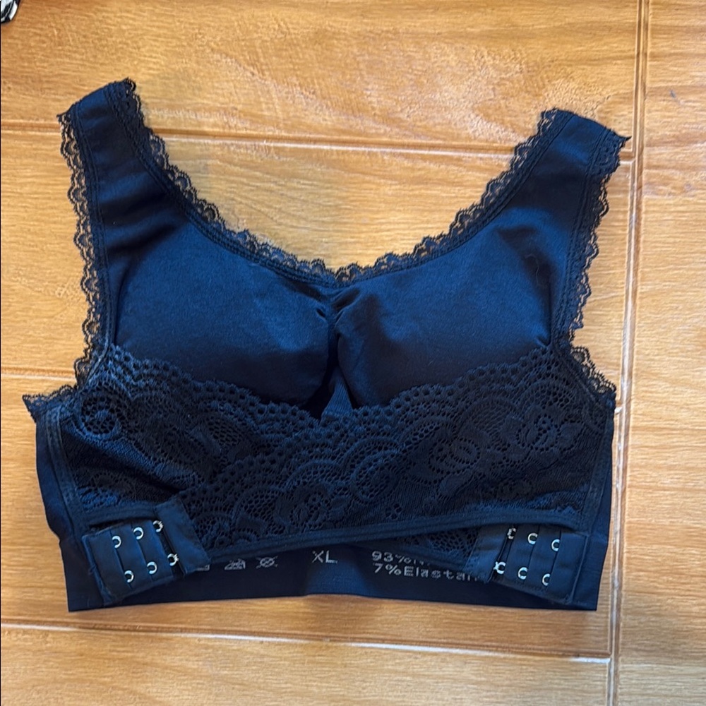 Elegant Black Lace Bralette